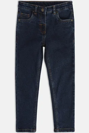 MINI KLUB Girls Mid Rise Regular Fit Clean Look Jeans