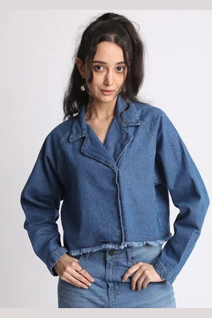 IVOC Women Crop Denim Jacket