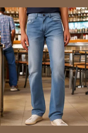 Rigo Men Tapered Fit Heavy Fade Stretchable Jeans