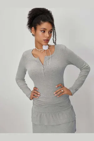 HERE&NOW Women Drop-Waist Mini Dress