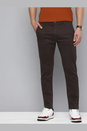 Flying Machine Men Slash Slim Tapered Fit Chinos Trousers
