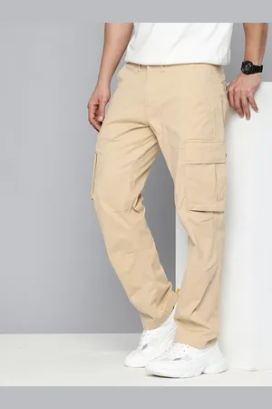Flying Machine Men Tapered Fit Cargos Trousers