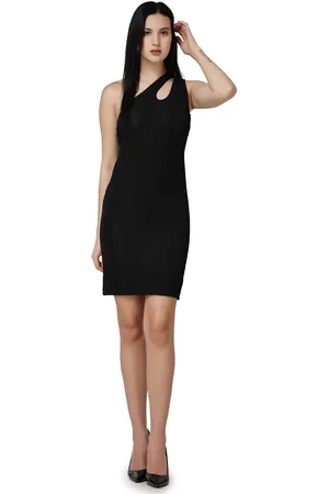 Popwings Women Off-Shoulder Bodycon Dress