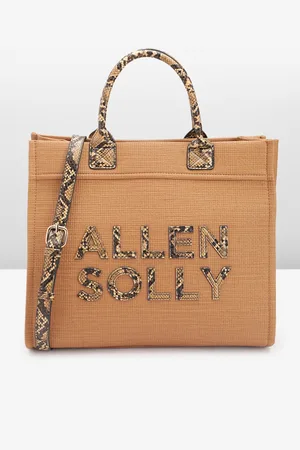 Allen Solly Snake Skin Textured Structured Handheld Bag with 11" Tablet Sleeve