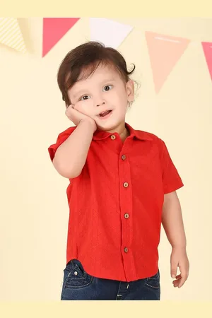 Fabindia Boys Opaque Printed Casual Shirt
