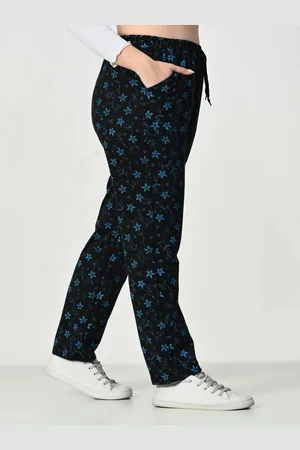 BAESD Women Floral Printed Mid Rise Trousers