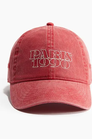H&M Embroidered-Motif Twill Cap