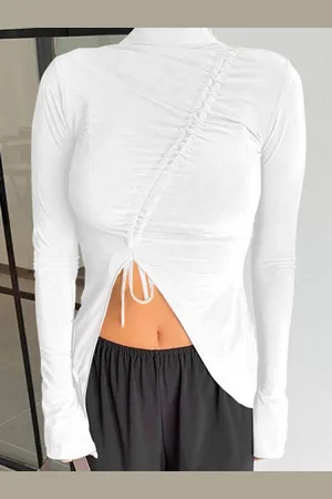 HERE&NOW Women Solid Shirt Style Top