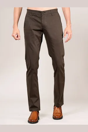 CANTABIL Men Regular Fit Mid-Rise Cotton Trouser