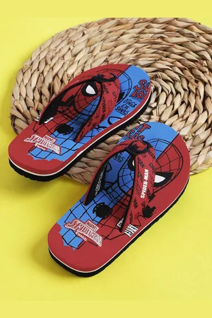Kidsville Boys Spiderman Printed Thongs Flip Flops