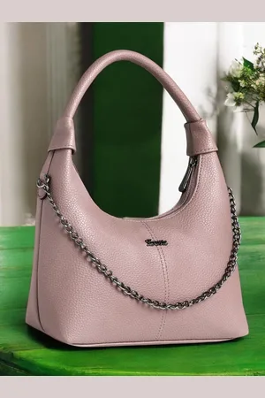 EXOTIC Women Textured Structured Handheld Bag