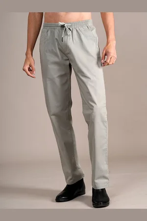 CANTABIL Men Cotton Mid-Rise Regular Fit Trousers