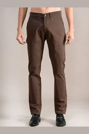 CANTABIL Men Regular Fit Mid-Rise Trousers