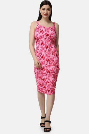 Popwings Women Printed Bodycon Dress