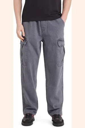 RARE RABBIT Men Hork Primary Blue Comfort Straight Fit Light Fade Jeans
