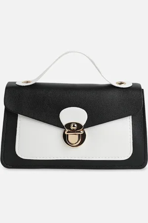 Campus Sutra Women Colourblocked Structured Handheld Bag