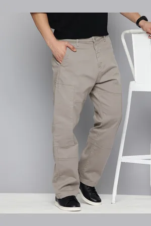 Flying Machine Men Loose Fit Cargos Trousers