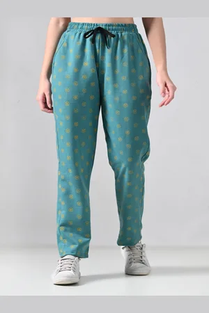 BAESD Women Floral Printed Mid Rise Trousers