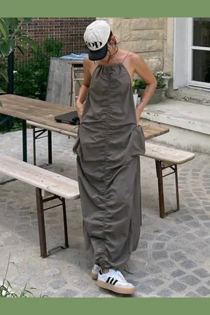 HERE&NOW Shoulder Straps Maxi Dress