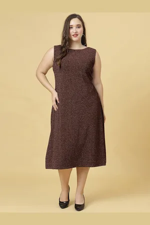 Curvy Lane Women Plus Size A-Line Dress