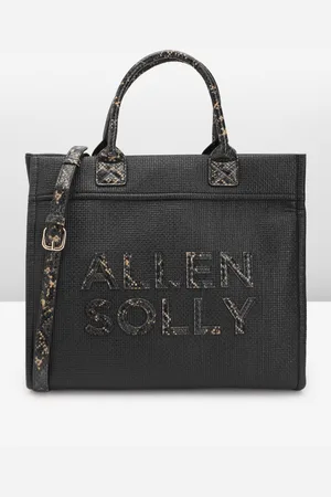 Allen Solly Snake Skin Textured Structured Handheld Bag with 11" Tablet Sleeve