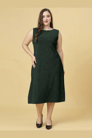 Curvy Lane Women A-Line Midi Dress