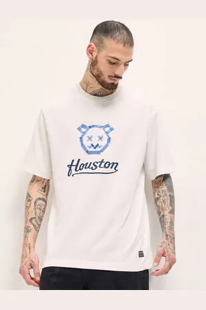 The Bear House Men Graphic Printed Round Neck Cotton T-shirt
