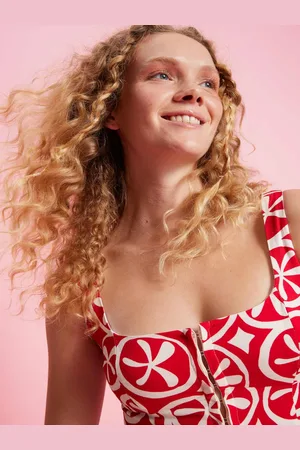 DeFacto Print Tube Top