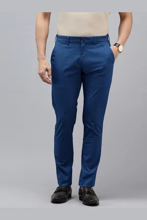 ColorPlus Men Micro Or Ditsy Printed Nuvo Fit Chinos Trousers