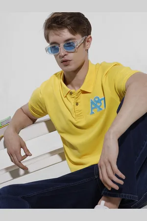 Aeropostale Polo Collar Applique Detail Pure Cotton T-shirt