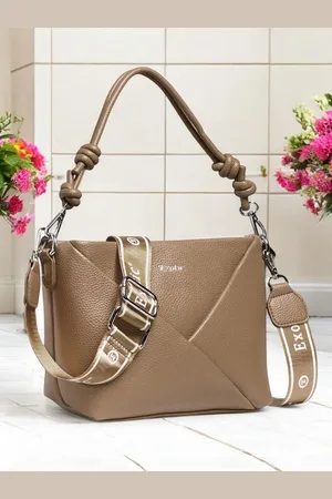 EXOTIC Women Textured Crossbody Leather Sling Bag