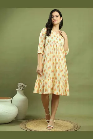 Rajnandini Women Floral Printed A-Line Dress