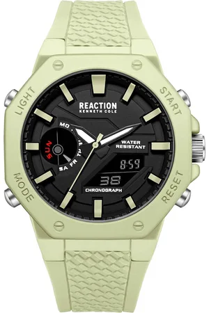 Kenneth Cole Men Round Dial & Silicon Straps Analogue Watch KRWGP0069103