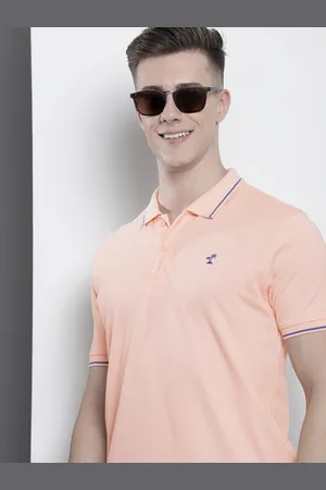 The Indian Garage Co Men Solid Polo Collar T-shirt