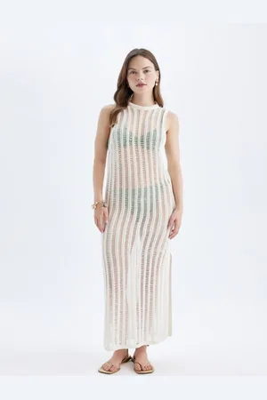 DeFacto Women Self Design Maxi Dress