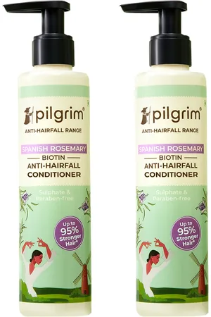 Pilgrim Set Of 2 Spanish Rosemary Biotin Anti-Hairfall Conditioner - 200 ml Each