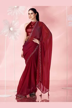 Tikhi Imli Beads and Stones Saree