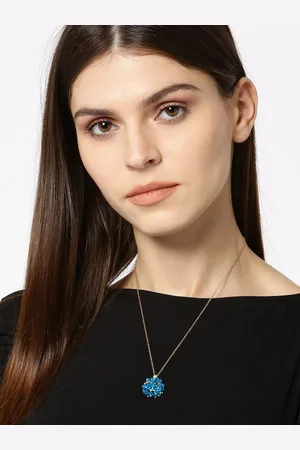 DIVASTRI Gold-Plated Circular Pendants
