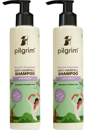 Pilgrim Set Of 2 Rosemary & Biotin Anti-Hairfall Shampoo - 200ml Each