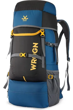 WROGN Unisex Trekking Bag Colourblocked Ergonomic Travel Rucksack 65 L