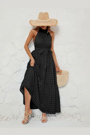 JC Mode Women Self Design Maxi Dress