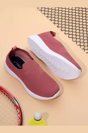 TRASE Women Woven Design Slip-On Sneakers