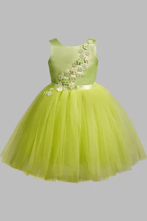 Toy Balloon Kids Girls Net Fit & Flare Dress