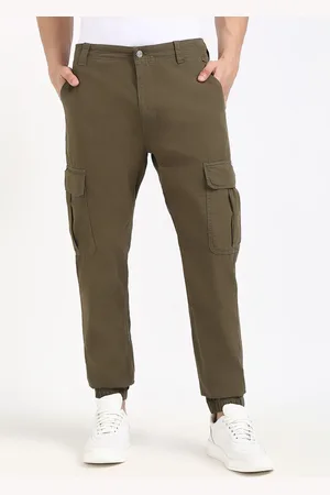 Tommy Hilfiger Men Cotton Mid-Rise Fashion Cargos Trousers