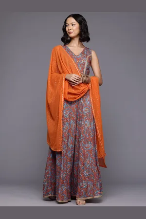 Ahalyaa Printed Ready to Wear Lehenga & Blouse With Dupatta