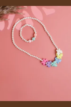 Jewelz Girls Beaded Butterfly Shaped Jewellery Set