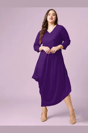 Curvy Lane Women V-Neck Maxi Dress