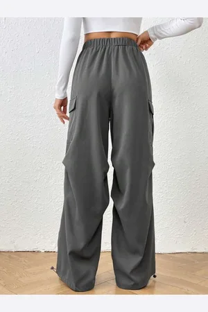 Broadstar Women Smart Baggy Fit Parachute Trousers