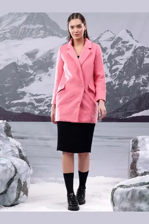 KOTTY Women Regular Fit Single-Breasted Cotton Overcoat