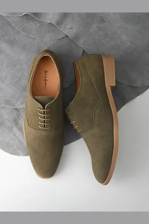 Mast & Harbour Men Lightweight Suede Lace-Up Derbys